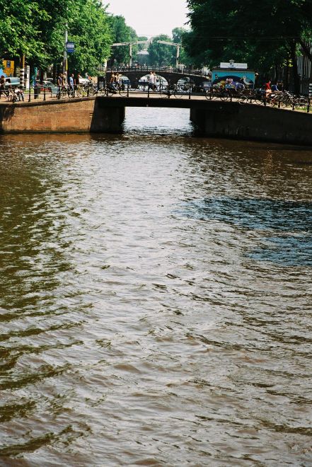 Blick ber die Herengracht in Richtung Amstel