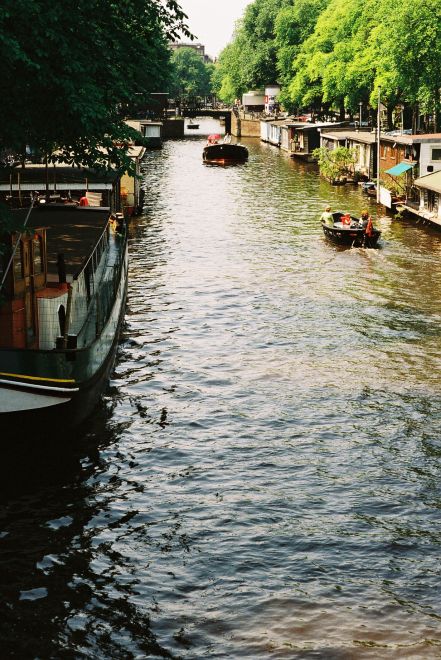 Prinsengracht mit Hausbooten