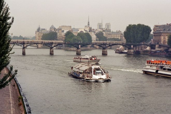 Blick von der Pont du Carousel auf die Île de la Cité