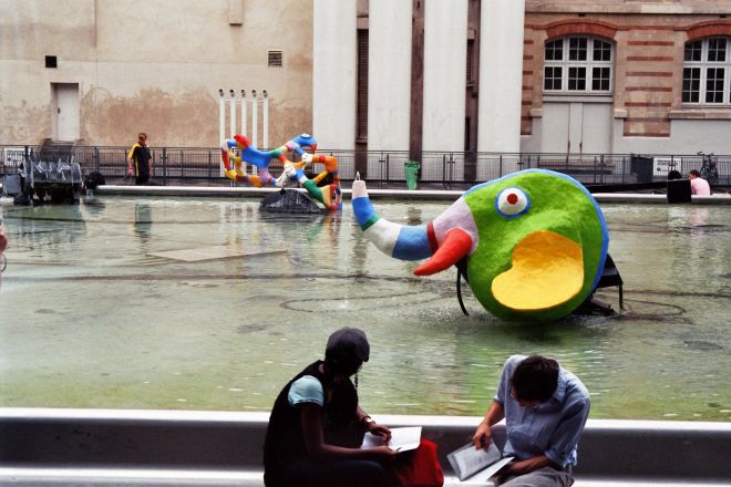 Strawinski-Brunnen von Niki de Saint Phalle am Centre Georges Pompidou